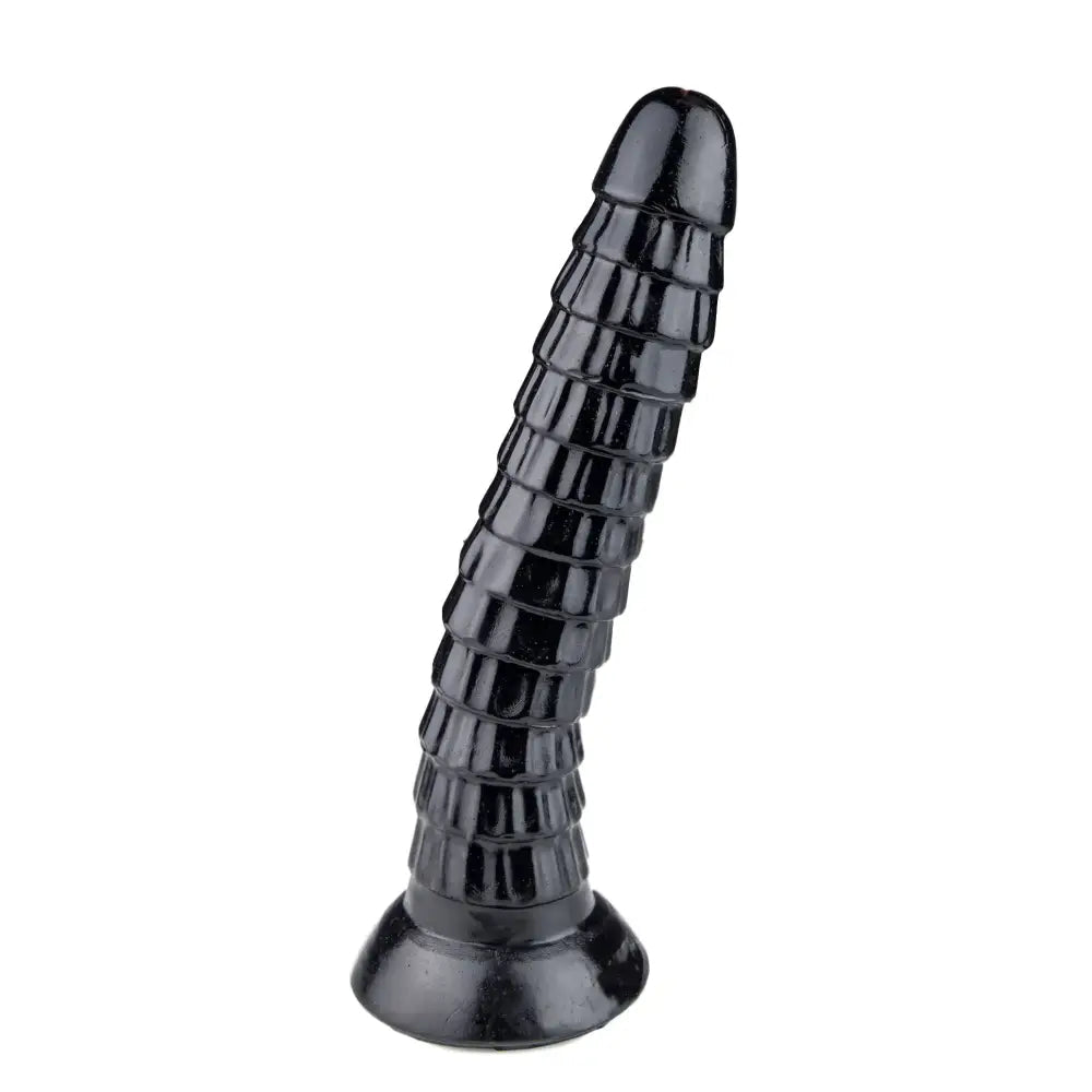 10.5-inch Black Large Flexible Realistic Dildo with Suction Cup