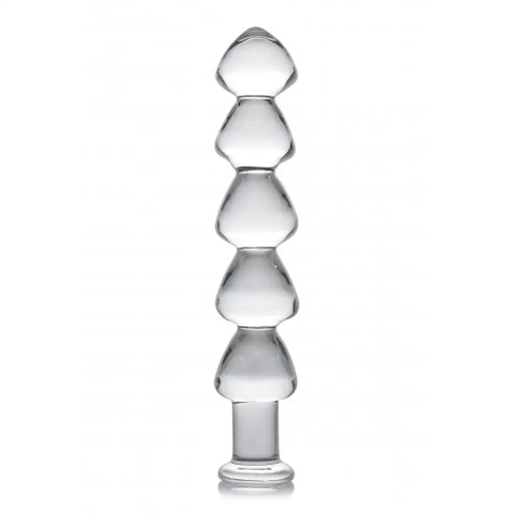 11-inch Master Series Clear Anal Large Glass Dildo