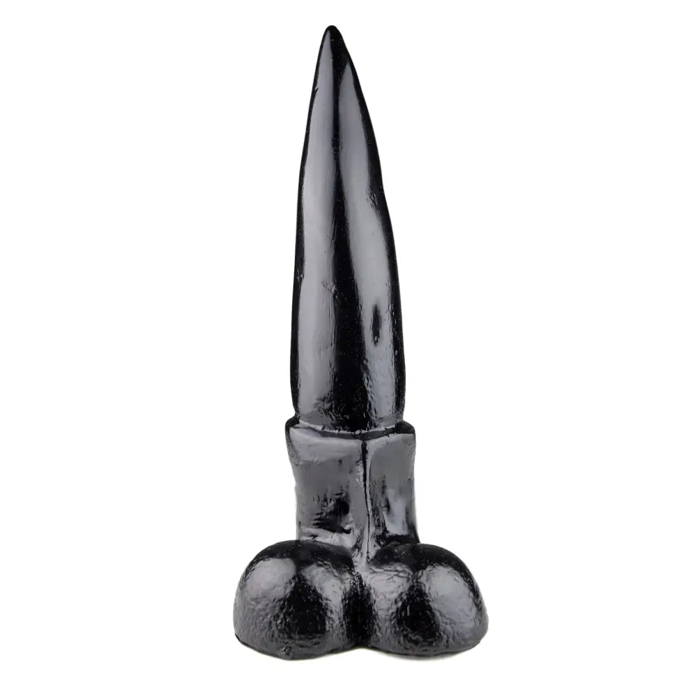 12-inch Extra Large Black Realistic Dildo with Balls