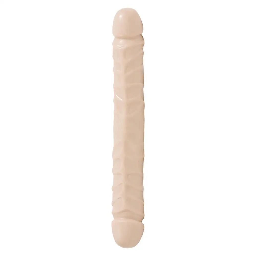 12-inch Rubber Massive Double-ended Dildo with Detail Veins