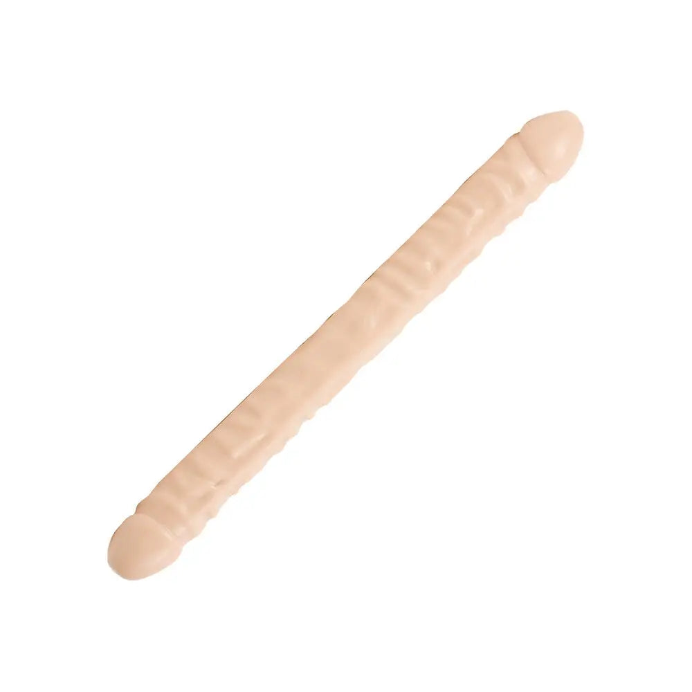 18-inch Rubber Large Double-ended Dildo with Vein Detail