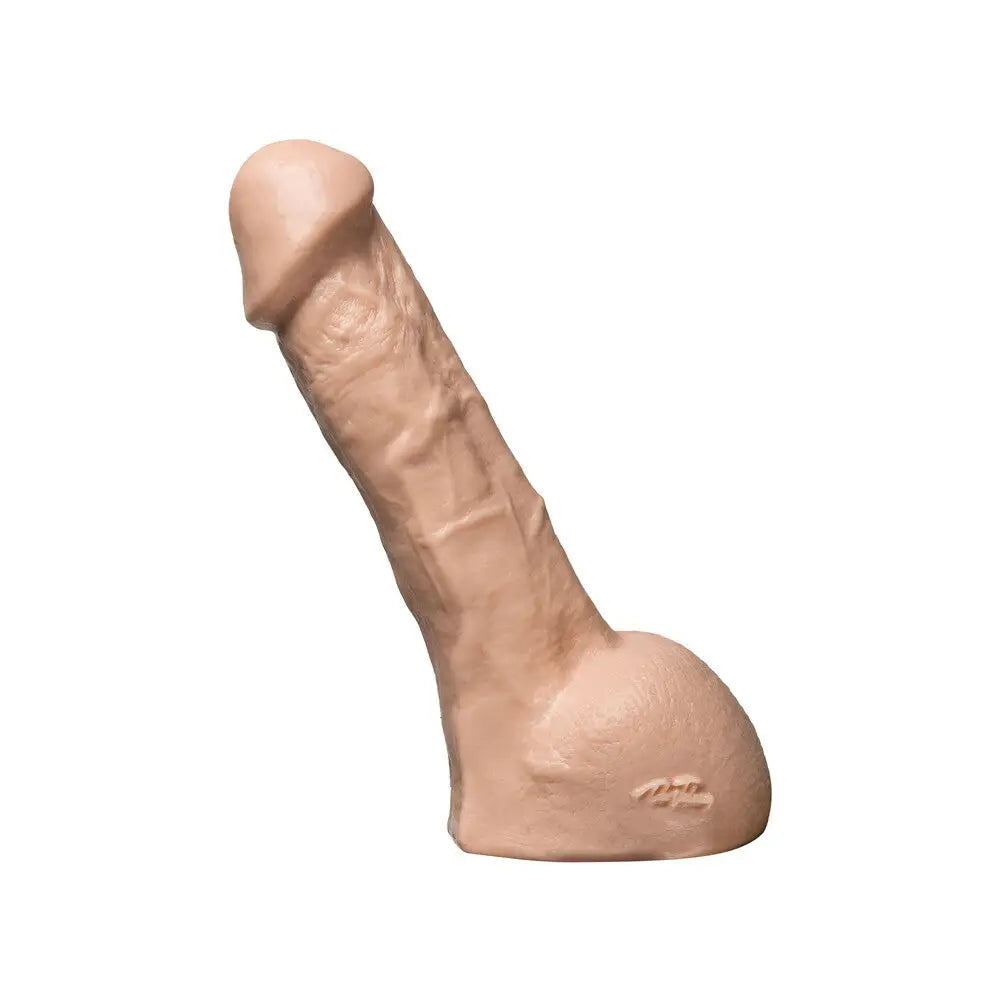 7-inch Doc Johnson Flesh Pink Realistic Dildo with Veined Detail