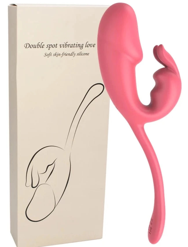 Double Spot Dildo  | Vibrating | Love Ball | Thrusting | APP Control | USB