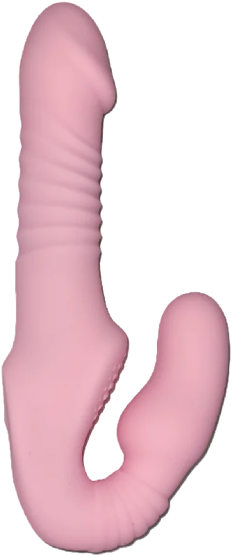 Pale Pink Strapless | Telescopic G-Spot | Vibrator | USB