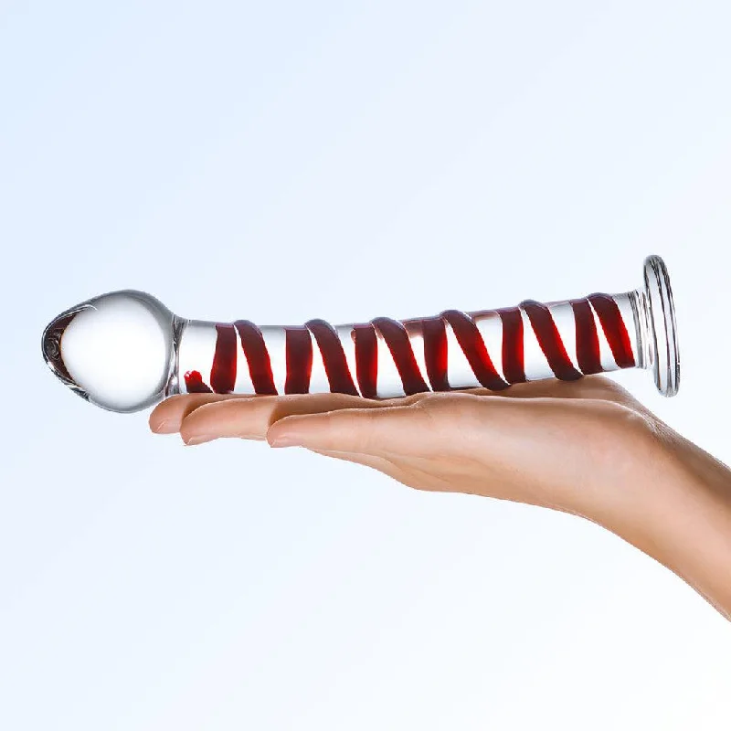 Gläs Mr. Swirly 7" Spiral Glass Dildo