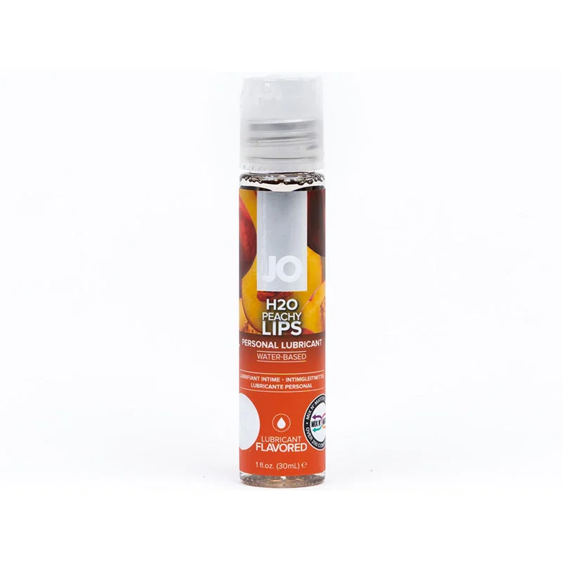 JO H2O Peachy Lips Flavored Water-Based Lubricant 1 oz.