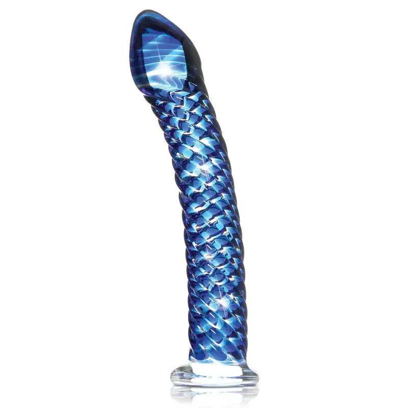 Pipedream 7-inch Hand-blown Unisex Glass Dildo with Wide Base