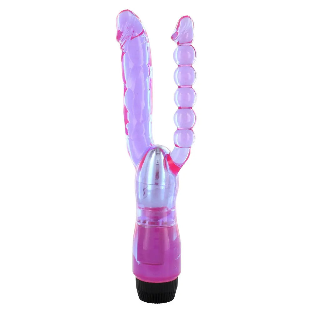 Seven Creations Purple Multi Speed Double Penetrating Vibrator