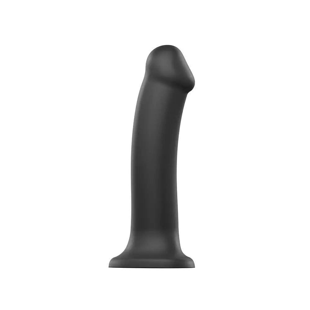 Strap on me Silicone Black Bendable Dildo with Suction Cup