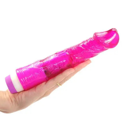 8.75-inch Jelly Purple Multi-speed Bendable Penis Vibrator