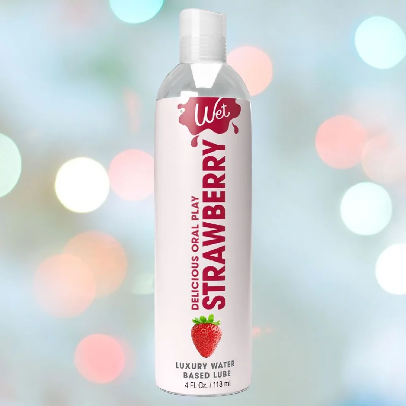 Wet Delicious Oral Play Strawberry - Water-based Flavored Lubricant