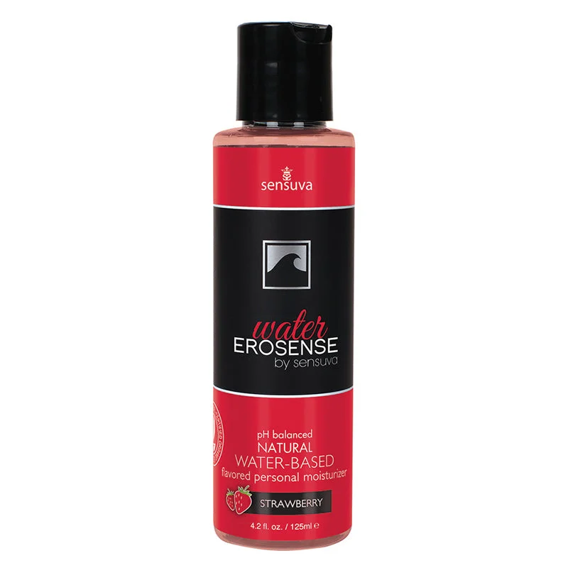 Erosense Water Strawberry Flavored Water-Based Lubricant 4.2 fl. oz Bottle