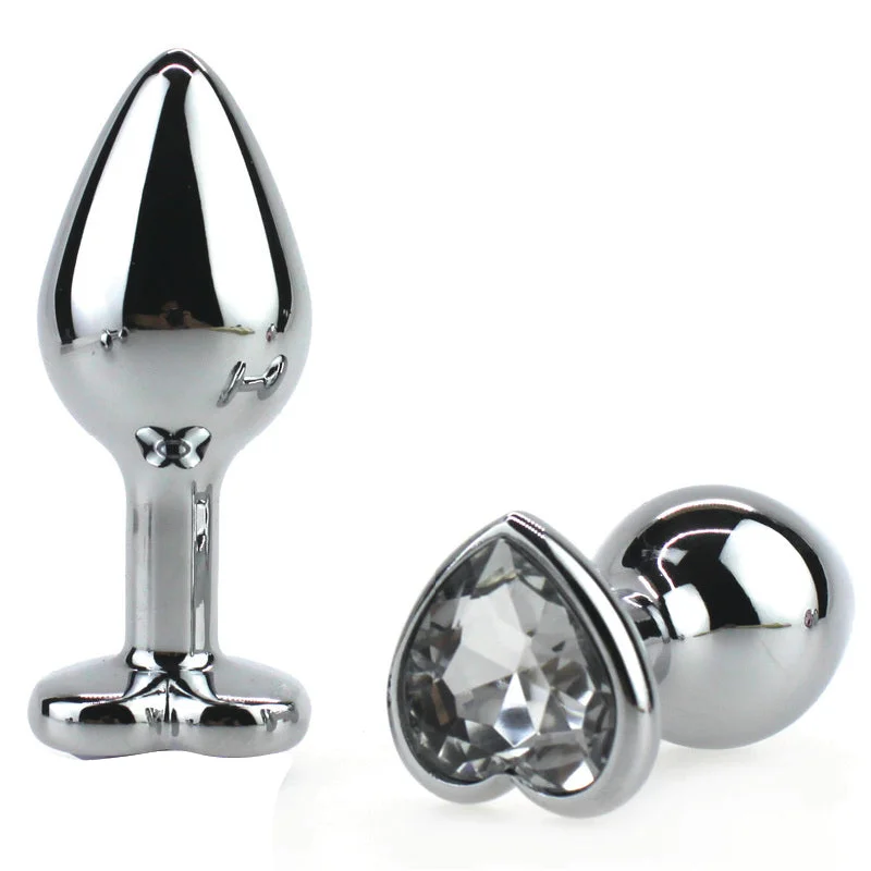 Everyday Sexy Stainless Steel Heart Butt Plug Small