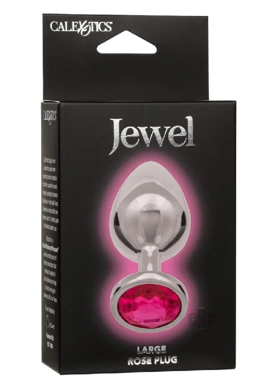 Jewel Large Rose Plug Pink