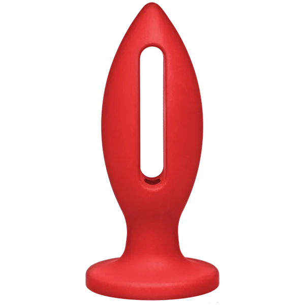 Kink Wet Works 4Inch Silicone Lube Luge Plug - Red