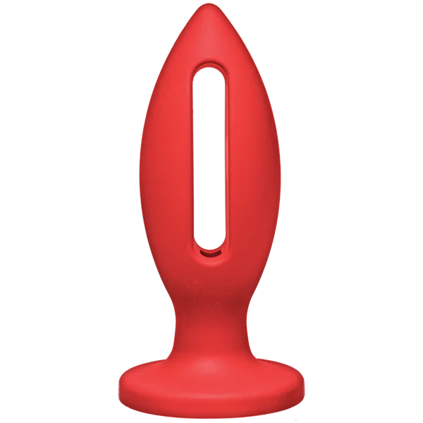 Kink Wet Works 5inch Silicone Lube Luge Plug - Red