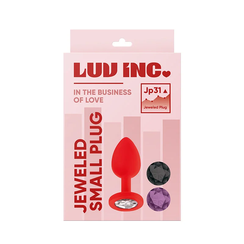 Luv Inc JP31 Jewel Sm Plug W/ 3 Stone Rd