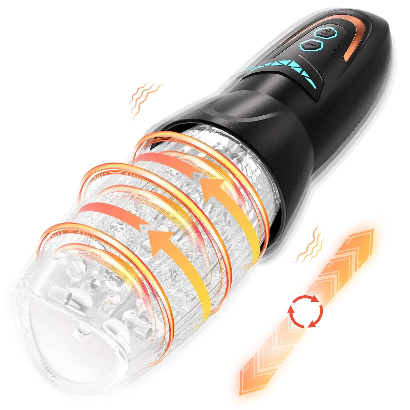 KERERO Male Stroker with 10 Vibration, 8 Thrusting & Rotating Patterns