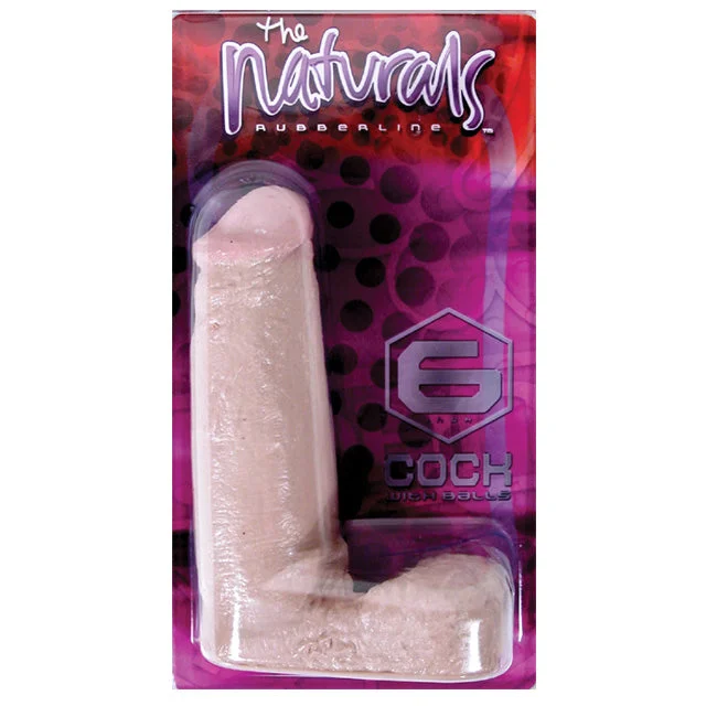 Naturals 6in. Dong W/Balls (Flesh)