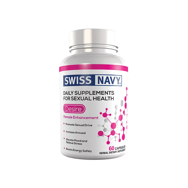 Swiss Navy Desire Enhancement Pill 60-Capsule Bottle