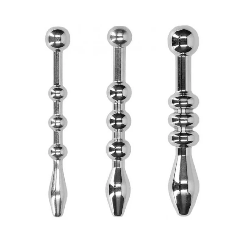 Urethral Sounding Metal Plug Set