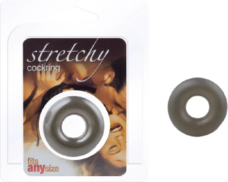 Stretchy Cock Ring - Smoke Donut-Shaped Cock Ring