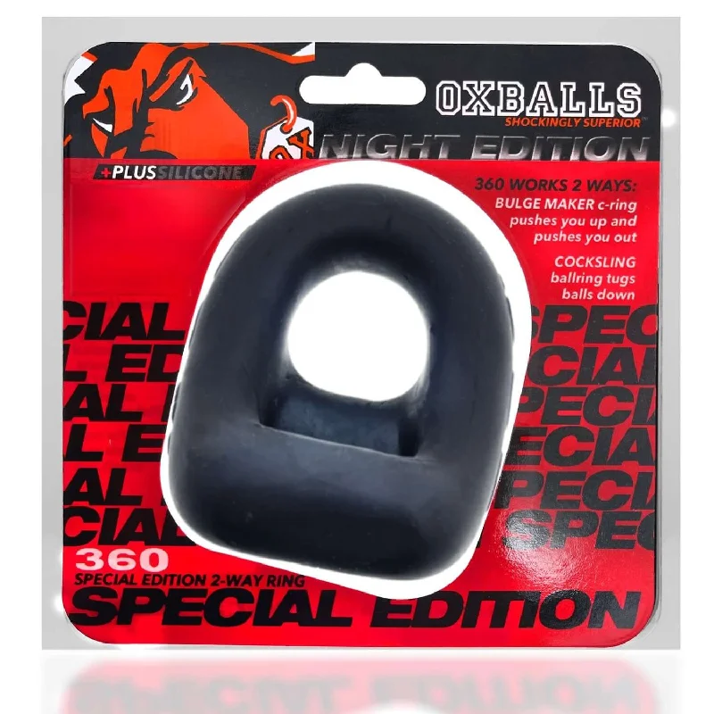 Elevate Your Pleasure with the Versatile 360 Dual Use Cock Ring Night from Oxballs