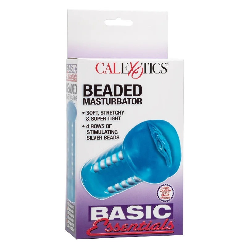 Basic Essentials Beaded Masturbator by Cal Exotics