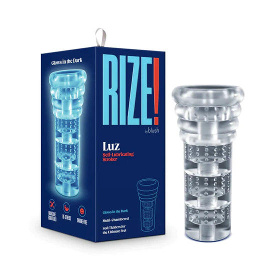 Rize Luz Glow In The Dark Masturbator by Blush Novelties