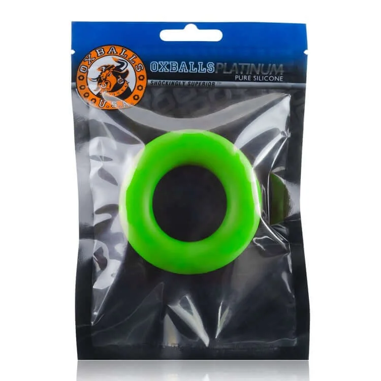 Cock-T Cock Ring Slime Green by Oxballs - Pure Silicone, Ultra-Comfortable, Stretchy