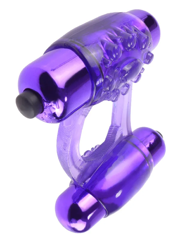 Vibrating Ring with Dual Power for Extra Fun in Shower or Couch