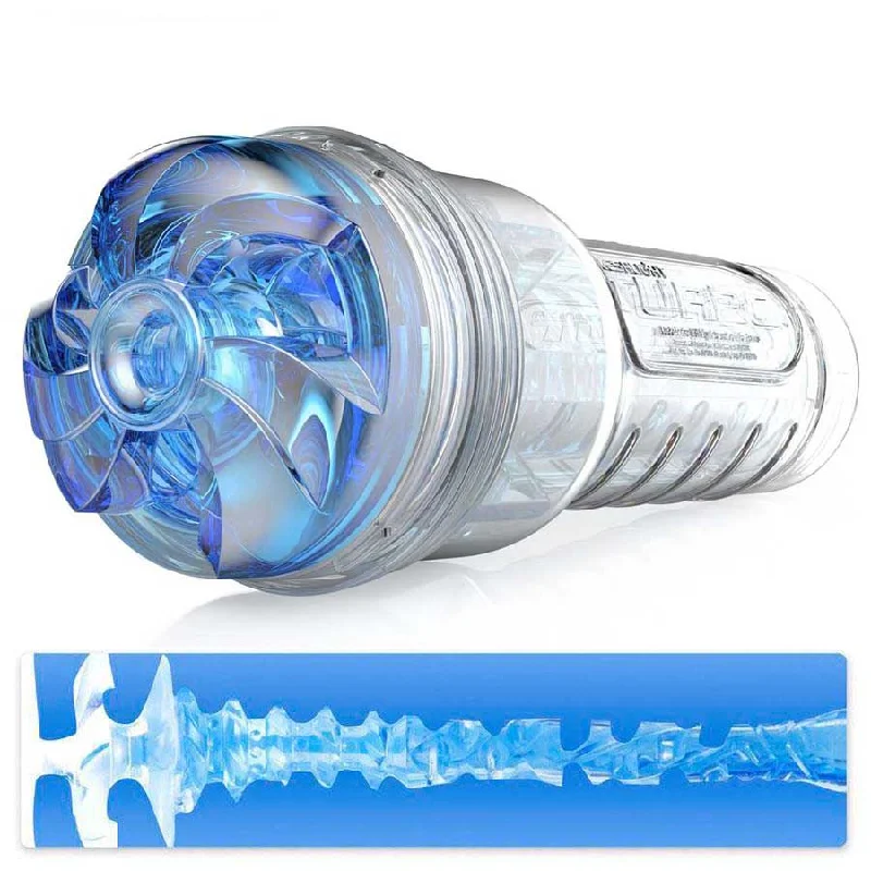 Fleshlight Turbo Thrust Blue Ice Masturbator | Blow Job Toy for Men