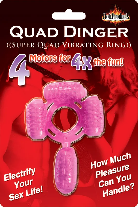 Vibrating Silicone Cockring with 4 Motors for Ultimate Fun