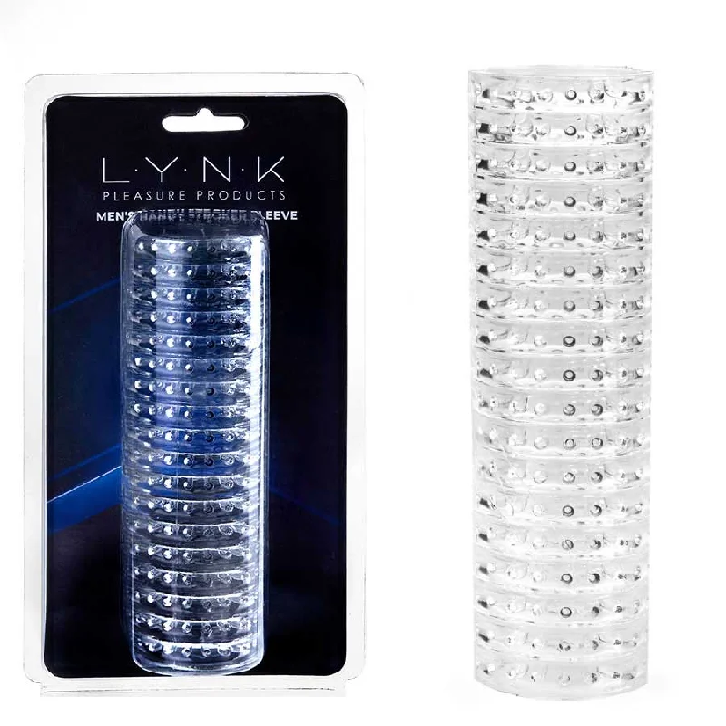 Men's Handy Stroker Sleeve by Lynk Pleasure | Clear Male Masturbator