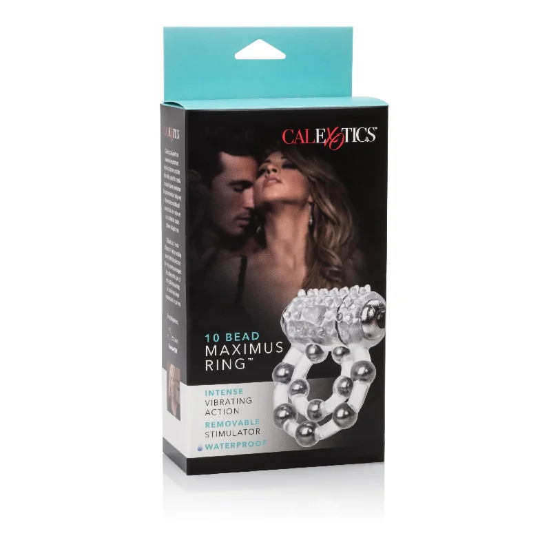 Maximus Vibrating Ring: Stretchy Beads for Extra Fun!