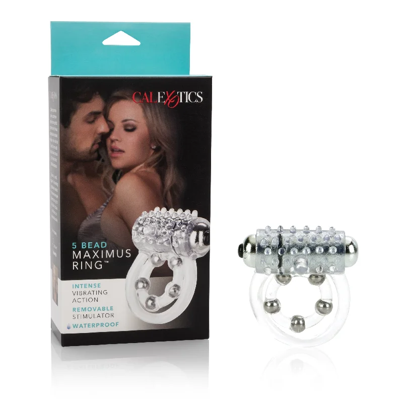 Maximus Vibrating Ring Set with Stroker Beads and Clitoral Stimulator