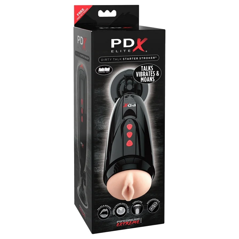 PDX Elite Dirty Talk Starter Masturbator by Pipedream Products®