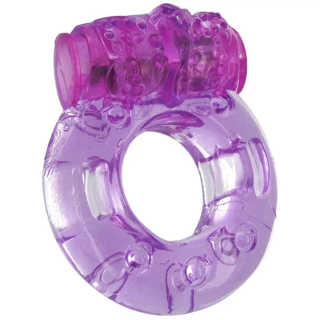 Purple Orgasmic Vibrating Cockring