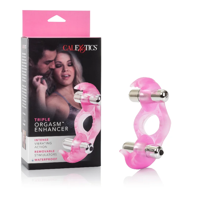 Triple Tingle Silicone Rings with Dual Vibes for Fun!