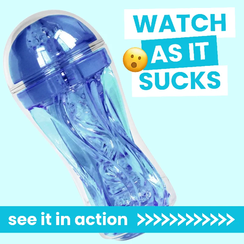 UTOPIA See Through Suction Stroker - Available in Two Colors!