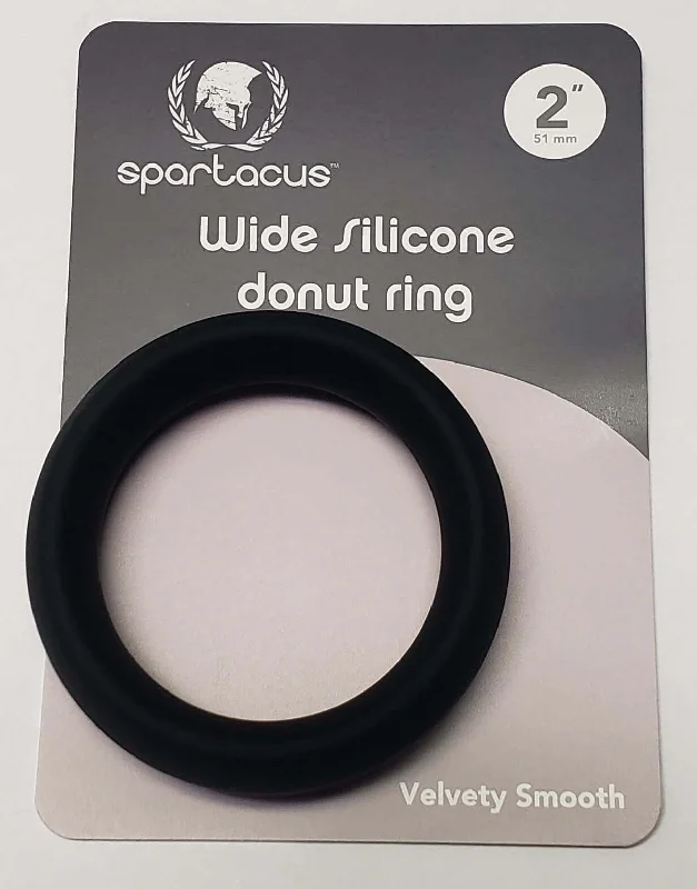 Enhance Pleasure with the Wide Silicone Donut Ring 2 inches - Spartacus